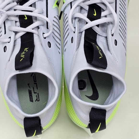 Nike Mens Size 12 Vapor Edge Pro 360 2 Cleats Pure Platinum Green DA5456-004 New - Picture 9 of 11